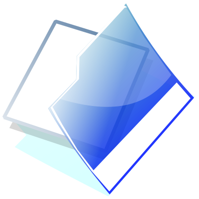 Open folder clipart