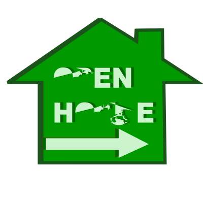 Open house icon clipart