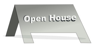 Open-house-signage clipart