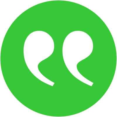 Open quotation mark clipart