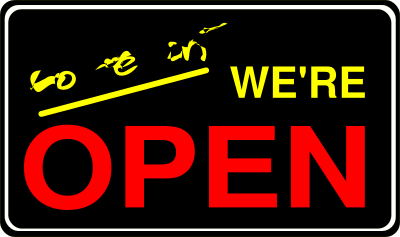 Open Sign2 clipart
