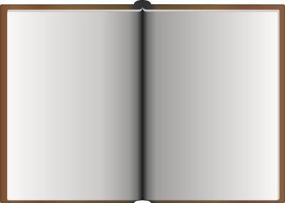 Opened book clipart