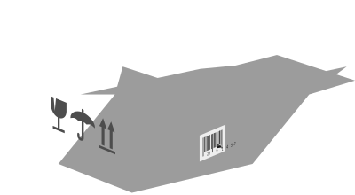 Opened box clipart