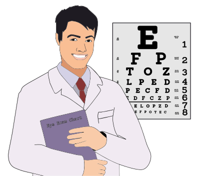 Optometrist clipart
