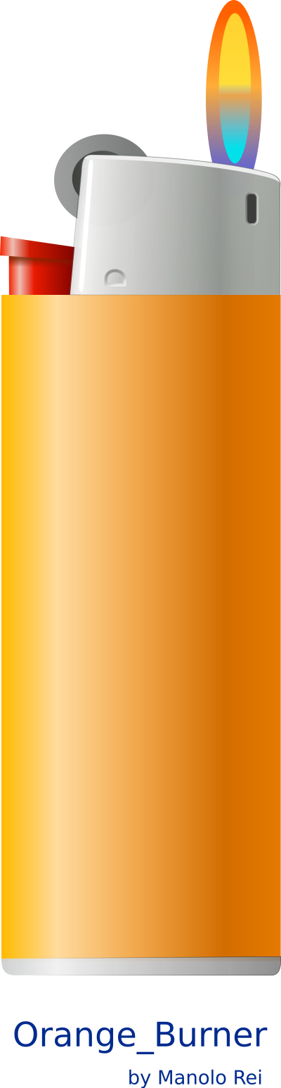 Orange burner 01 clipart