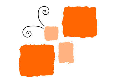 Orange Butterfly clipart