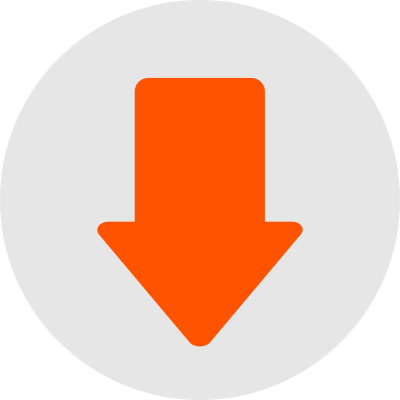 Orange Down Arrow clipart