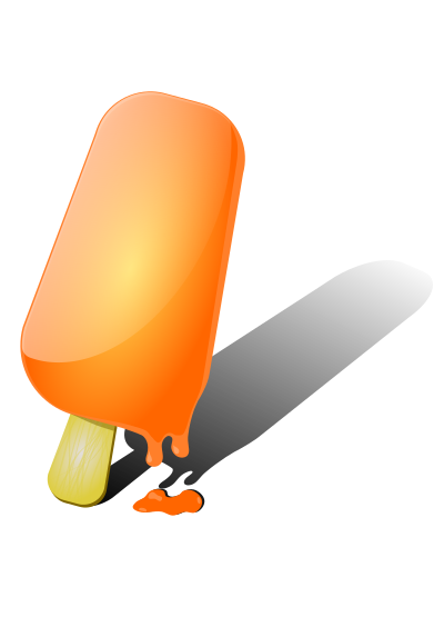 Orange ice clipart