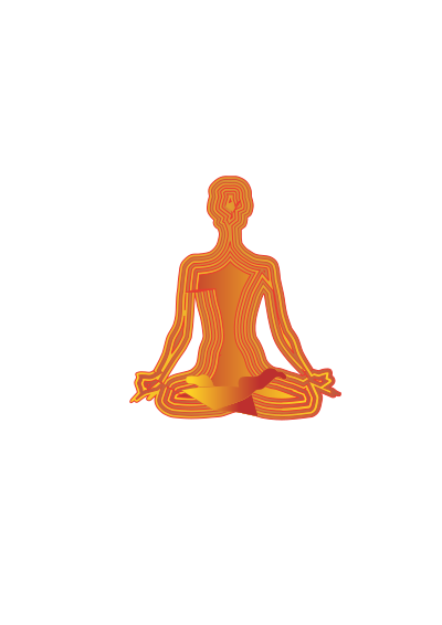 Orange lotus clipart