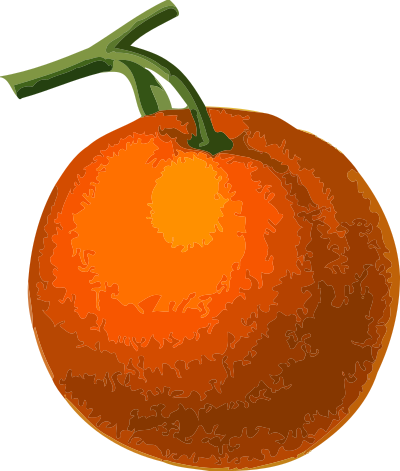 Orange (low resolution) clipart