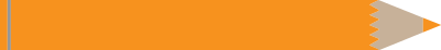 Orange pencil clipart