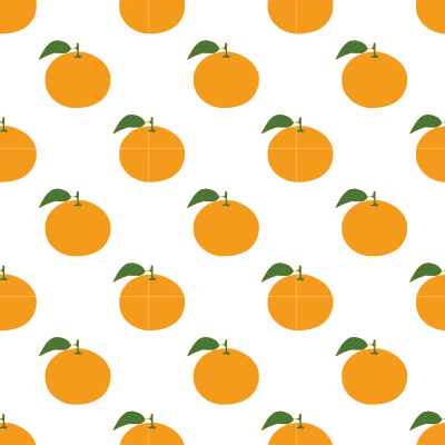 Orange-seamless pattern clipart