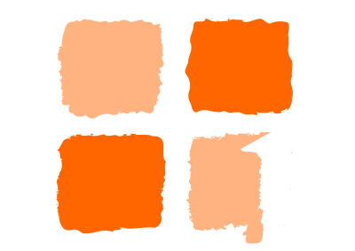 Orange squares 1 clipart