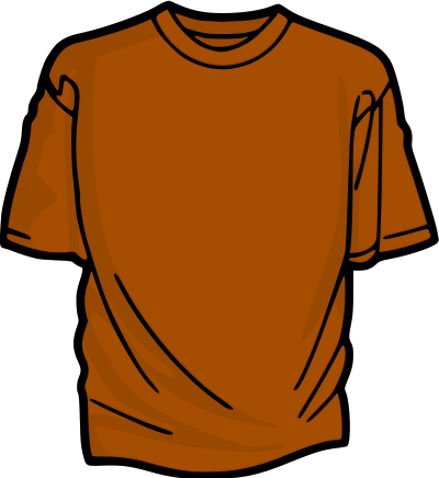 Orange T-Shirt clipart
