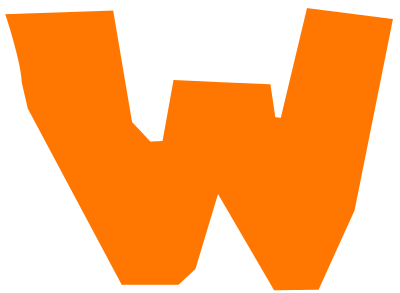 Orange “W” clipart