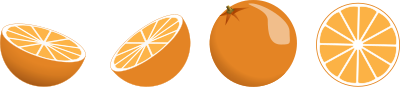 Oranges clipart