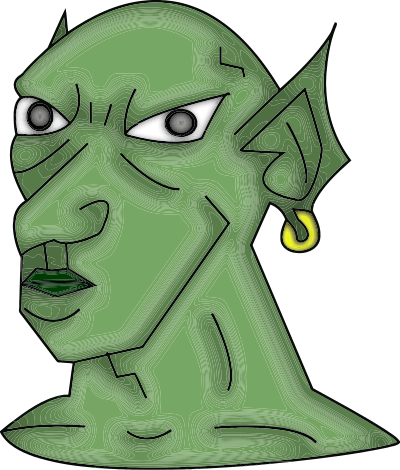 Orc 3 clipart