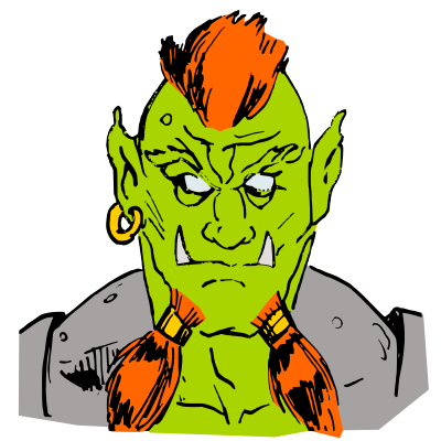 Orc - Colour Remix clipart