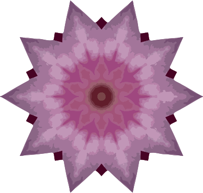 Orchid kaleidoscope 16 clipart