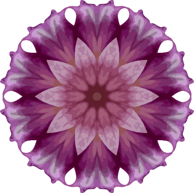 Orchid kaleidoscope 17 clipart