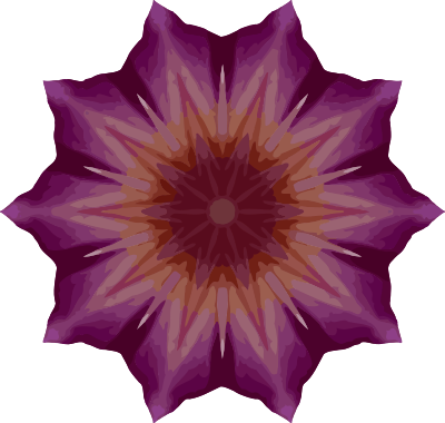 Orchid kaleidoscope 18 clipart