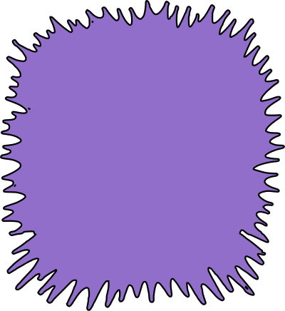 Organic Purple Splat clipart