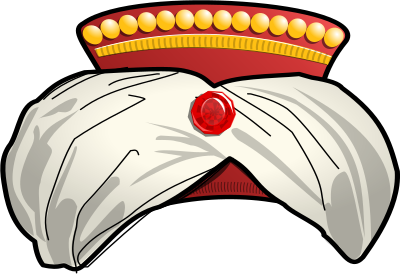 Oriental Hat 1 clipart