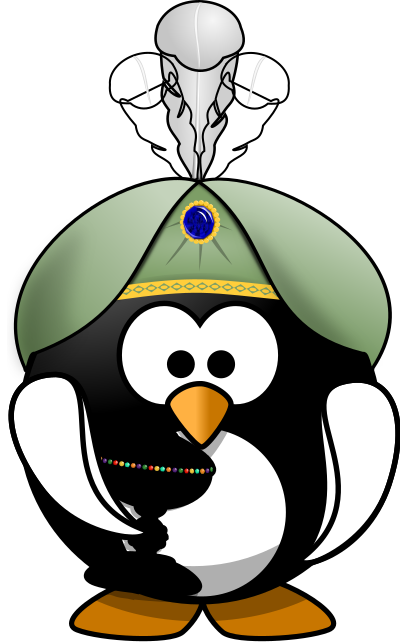 Oriental Penguin 2 clipart