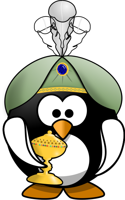 Oriental Penguin 2 - no mask clipart