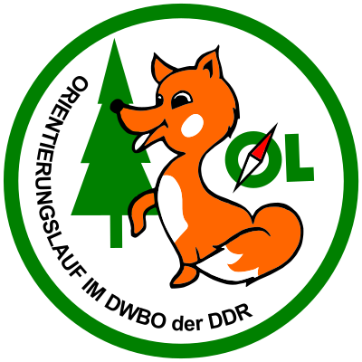 Orientierungslauf im dwbo - fuchs clipart