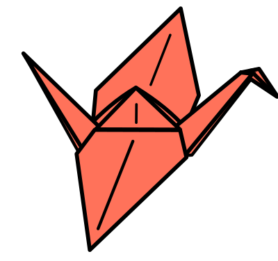 Origami Crane clipart