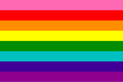 Original gay pride flag clipart