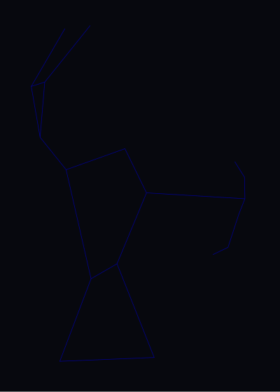 Orion constellation clipart