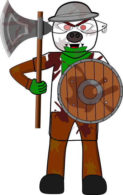 Ork Fighter clipart