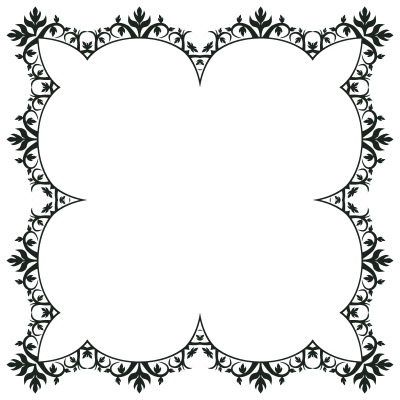 Ornament Frame Extended 6 clipart