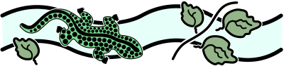 Ornament Lizard - Colour Remix clipart