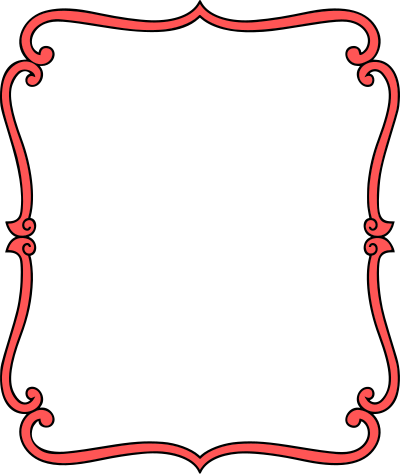 Ornamental frame 2 (colour) clipart