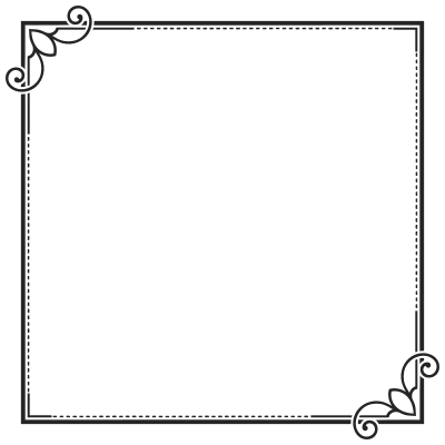 Ornamental Line Art Frame 8 clipart