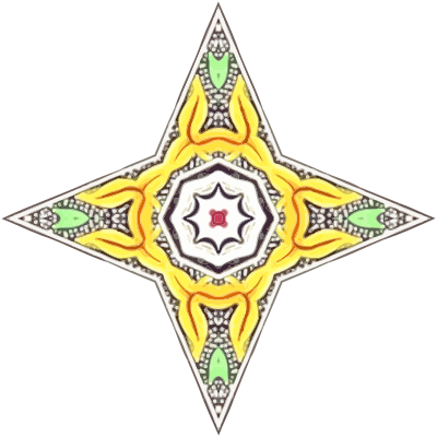 Ornamental star 14 clipart