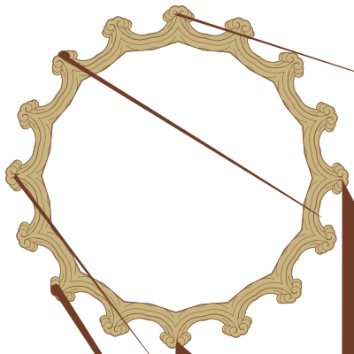 Ornate Frame 24 Derived 5 clipart
