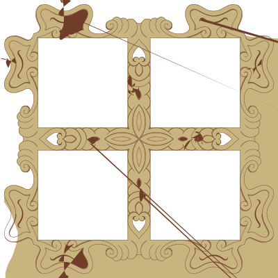 Ornate Frame 24 Derived 9 clipart