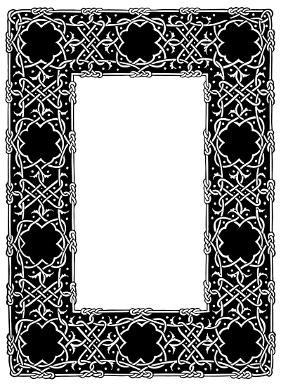 Ornate Geometric Frame clipart