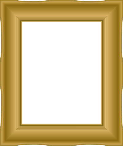 Ornate picture frame (simplified) clipart