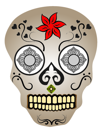 Ornate Skull 2 clipart