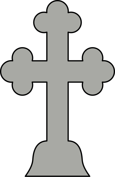 Orthodox cross clipart