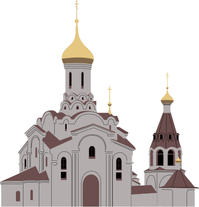 Orthodoxal cathedral 2 by Rones clipart