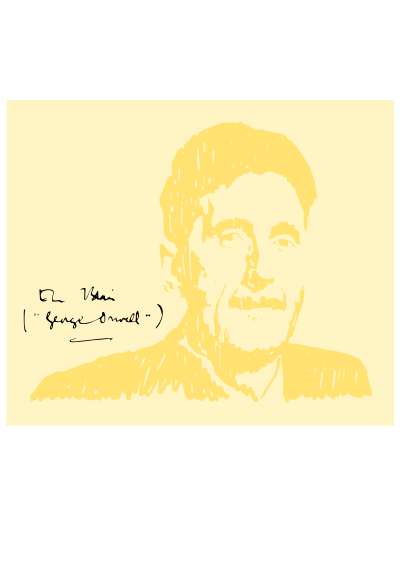 Orwell-Eric Blair clipart