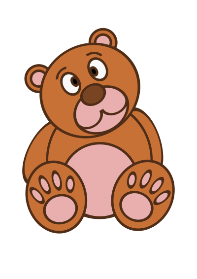 Oso Elíptico, Ellipse Bear clipart