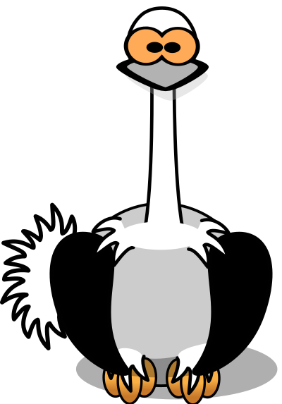 Ostrich clipart