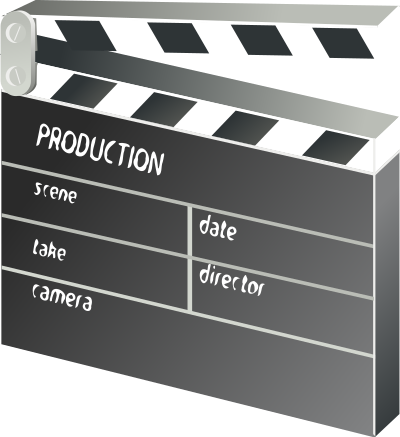 Other movie clapper-board clipart